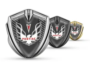 Pontiac Emblema Coche Insignia Moderno Vista Superior Manera